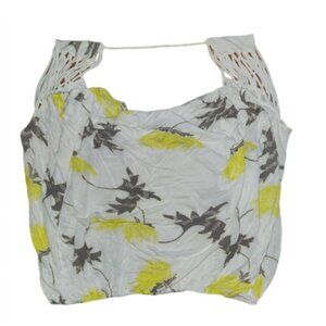 Free People Drape Floral Print Blouse || Medium || EUC